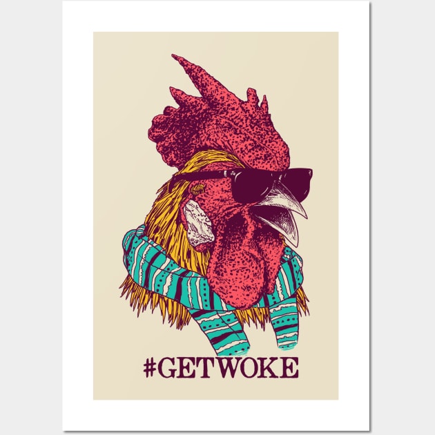 Get Woke Wall Art by Hillary White Rabbit